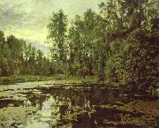 Valentin Serov the Overgrown Pond. Domotcanovo Sweden oil painting artist
